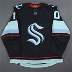 Beniers, Matty<br>Blue Stanley Cup Playoffs - Round 2<br>Seattle Kraken 2022-23<br>#10 Size: 56