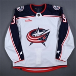Angle, Tyler<br>White Set 1<br>Columbus Blue Jackets 2023-24<br>#39 Size: 56